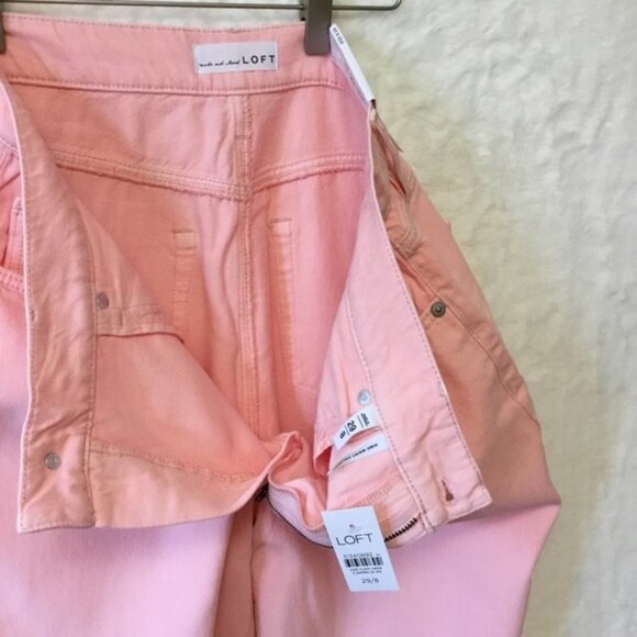 Loft Pink High Waist Palazzo Jeans - Picture 4 of 12